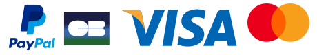 moyens de paiement: paypal, carte bleue, visa, mastercard